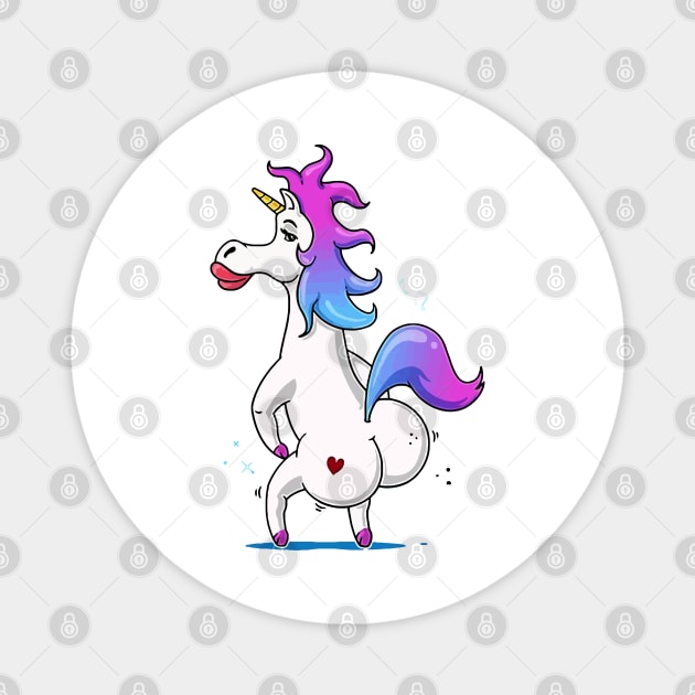 Twerking Unicorn Magnet by pepesri